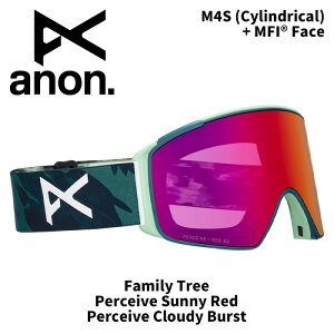 ANON Am S[O M4S (Cylindrical) + MFI Face Family Tree/Perceive Sunny Red 25-26fyԕisiz
