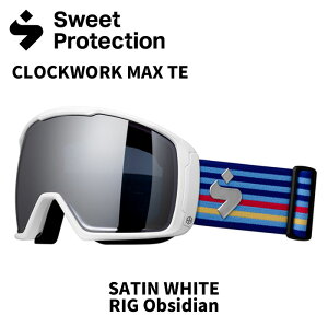 SWEET PROTECTION XEB[gveNV S[O CLOCKWORK MAX TE SATIN WHITE/RIG Obsidian 24-25 f