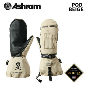 ASHRAM アシュラム グローブ POD BEIGE ポッド ASRM24W05 24-25モデル