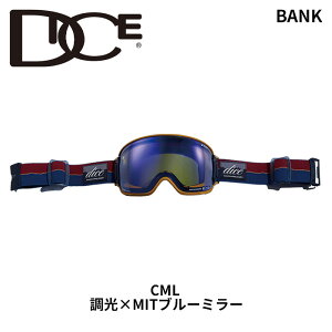 DICE ダイス ゴーグル BANK CML BK45191 (C-MIT LGR/BL) 調光×MITブルーミラー 24-25 モデル 【返品交換不可商品】