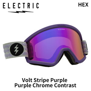 ELECTRIC �G���N�g���b�N �S�[�O�� Hex Volt Stripe Purple Purple Chrome Contrast 24-25 ���f���y�ԕi�����s���i�z