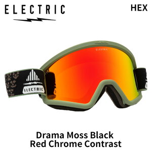 ELECTRIC �G���N�g���b�N �S�[�O�� Hex Drama Moss Black Red Chrome Contrast 24-25 ���f���y�ԕi�����s���i�z