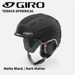 GIRO �W�� �w�����b�g TENAYA SPHERICAL Matte Black / Dark Matter 24-25 ���f��