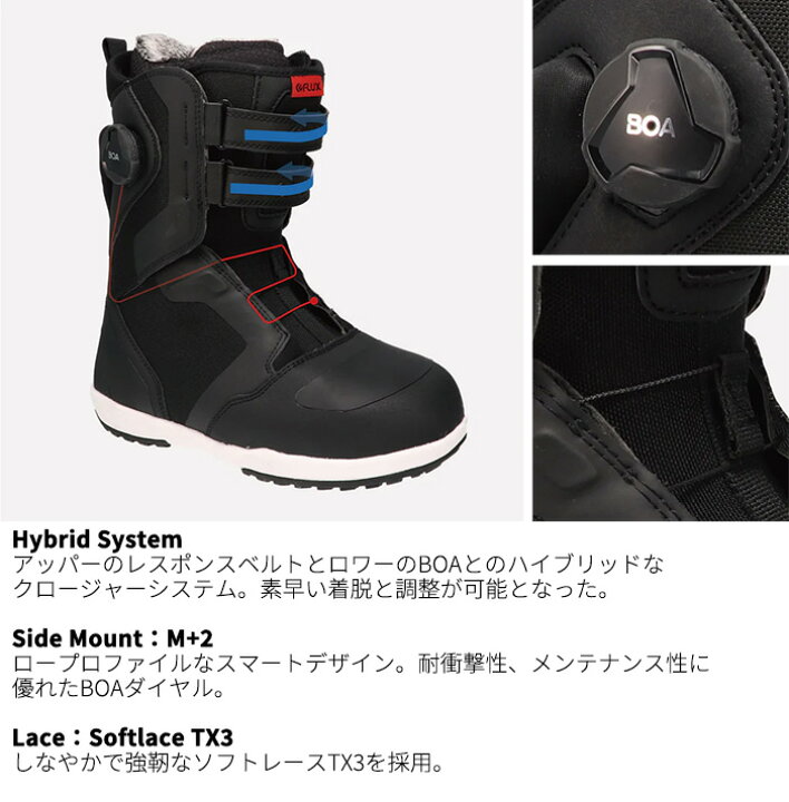 楽天市場】FLUX フラックス スノーボード ブーツ HB-BOA 24-25 モデル 