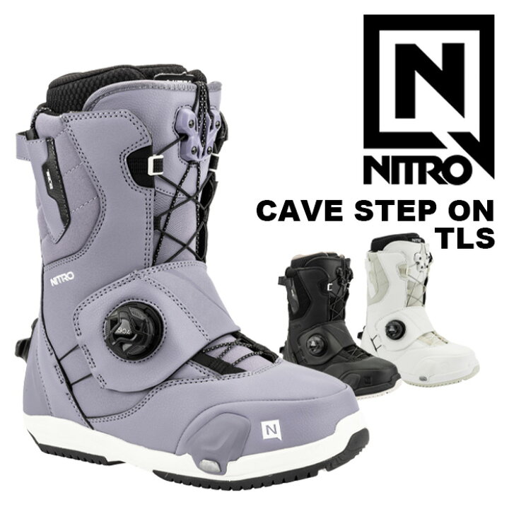 楽天市場】NITRO ナイトロ スノーボード ブーツ CAVE STEP ON&reg; TLS 