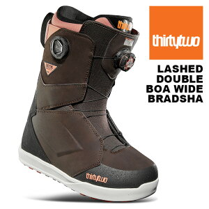 THIRTYTWO T[eB[c[ Xm[{[h u[c LASHED DOUBLE BOA WIDE BRADSHA 24-25 f