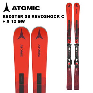 ATOMIC アトミック スキー板 REDSTER S8 REVOSHOCK C + X 12 GW ビンディングセット 24-25 モデル