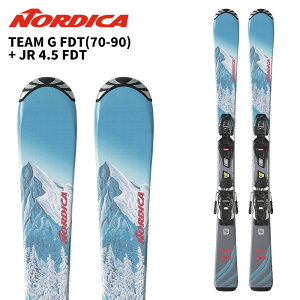 NORDICA �m���f�B�J �X�L�[�� TEAM G FDT(70-90) + JR 4.5 FDT �r���f�B���O�Z�b�g 25-26���f�� �W���j�A