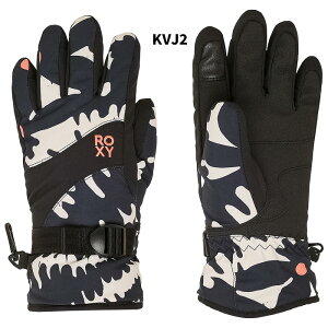 ROXY ���L�V�[ �O���[�u JETTY GIRL GLOVES 25-26 ���f�� �L�b�Y
