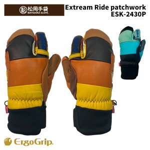 yESK-2430Pz MATSUOKA GLOVE O[u Extream Ride patchwork 25-26 f