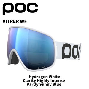 POC ポック ゴーグル VITRER WF / Hydrogen White / Clarity Highly Intense / Partly Sunny Blue / 40831 25-26モデル【返品交換不可商品】