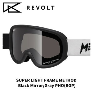 REVOLT ���{���g �S�[�O�� SUPER LIGHT FRAME METHOD Black Mirror/Gray PHO(BGP) 25-26���f��