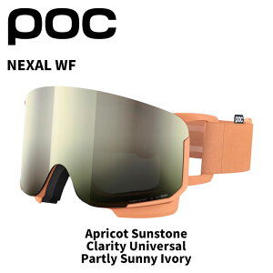 POC ポック ゴーグル NEXAL WF/Apricot Sunstone/Clarity Universal/Partly Sunny Ivory/40851 25-26 モデル