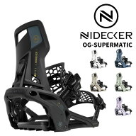 NIDECKER ナイデッカー スノーボード ビンディング OG-SUPERMATIC DROPINシステム(HYBRIDストラップ) 25-…