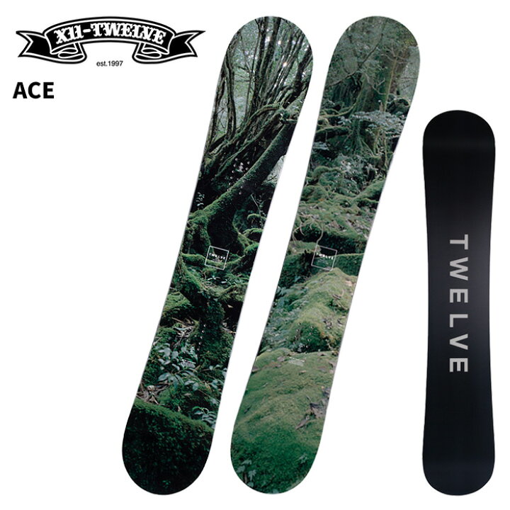 楽天市場】TWELVE トゥエルブ スノーボード 板 ACE / camber 25-26 