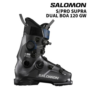 �yL47927200�z SALOMON �T������ �X�L�[�u�[�c S/PRO SUPRA DUAL BOA 120 GW HematiteMet 25-26 ���f��