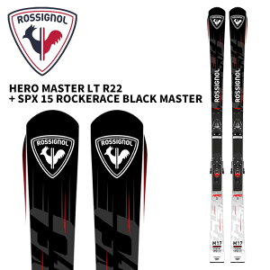 ROSSIGNOL Vj[ XL[ HERO MASTER LT R22 + SPX 15 ROCKERACE BLACK MASTER rfBOZbg 25-26 f
