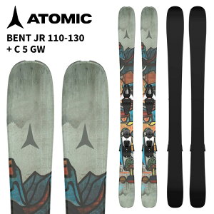 ATOMIC �A�g�~�b�N �X�L�[�� BENT JR 110-130 + C 5 GW �r���f�B���O�Z�b�g 25-26 ���f�� �L�b�Y