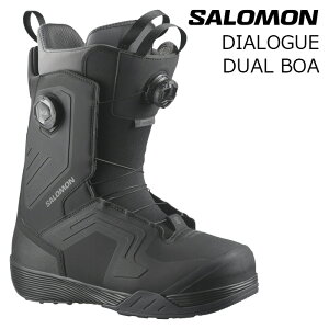 SALOMON �T������ �X�m�[�{�[�h �u�[�c DIALOGUE DUAL BOA WIDE BLACK 26-27���f��