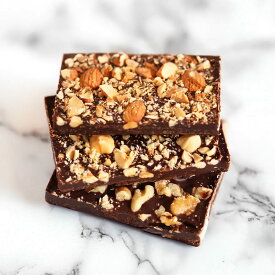 ミックスナッツチョコタブレット 糖質5.9g | 低糖質 お菓子 スイーツ 低糖質おやつ 糖質制限 ロカボ 糖質オフ フスボン 無添加 食品 手作り くるみ 胡桃 ヘーゼルナッツ アーモンド ミックスナッツ 無糖 チョコレート カカオ70%以上 砂糖不使用 高カカオ