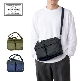 ポーター フォース ショルダーバッグ 855-05457 PORTER 吉田カバン FORCE メンズ レディース ナイロン 斜めがけバッグ 日本製 軽量 軽い 大人 20代 30代 40代 50代 ブランド カジュアル ミリタリーテイスト