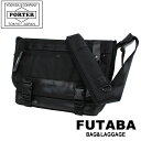 ポーター ヒート メッセンジャーバッグ(S) 703-07968 ブラック 10 吉田カバン PORTER HEAT MESSENGER BAG(S) ショルダーバッグ 斜めがけ メンズ レディース ビジネス カジュアル トラベル アウトドア ミリタリー 耐久 耐水 日本製
