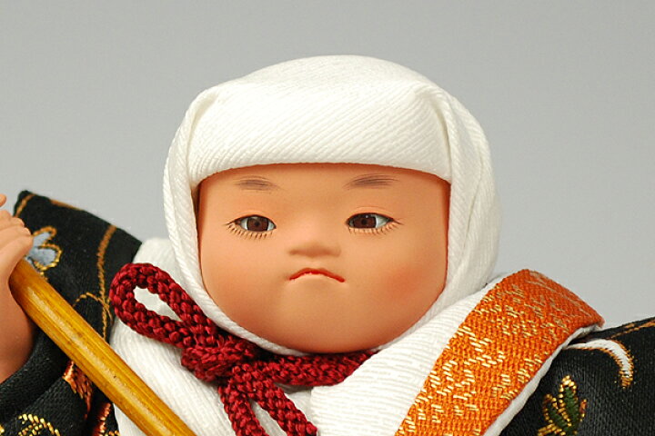 楽天市場】【江戸節句人形】五号 能弁慶 幸一光作−人形のフタバ【送料  