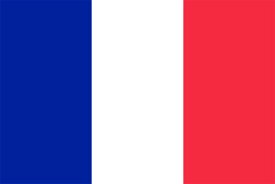 【卓上旗】フランス（テトロン製）　ミニ卓上旗（10×15cm）【領収書発行】