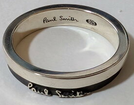 "Bicolor Logo" リング　シルバー　ポール・スミス　新古品　Paul Smith　スターリングシルバー　21サイズ