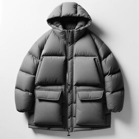 +J　UNIQLO　ハイブリッドダウン　オーバーサイズパーカ　XL　ジルサンダー　ダークグリーン　画像はイメージ画像です&#127793;