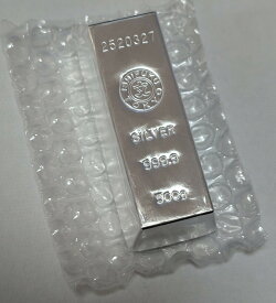 未開封・新古品！　銀　シルバー　インゴット　純銀　500g　石福金属興業株式会社　延べ棒　新古品　Silver　Ingot