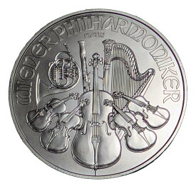 新古品！「ウィーン・フィルハーモニープラチナ硬貨」1オンス　（Vienna Philharmonic Gold Coin）1オンス　オーストリア　で発行