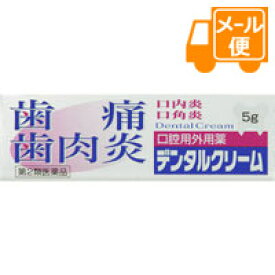 デンタルクリーム（歯痛・口内炎）　5g【第2類医薬品】［ネコポス配送 ］
