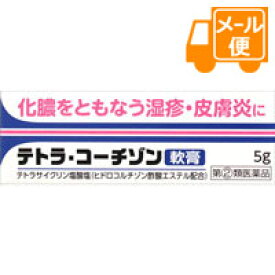 テトラ・コーチゾン軟膏　5g【第(2)類医薬品】［ネコポス配送 ］