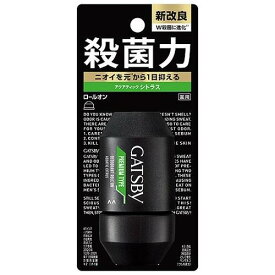 ギャツビー　プレミアムタイプデオドラントロールオン　アクアティックシトラス　　60ml＊配送分類:A2