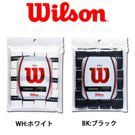 【ネコポス送料無料】ウィルソン Wilson PRO OVERGRIP　12本入り WRZ4022 テニス グリップテープ