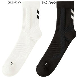 【ネコポス送料無料】 ヒュンメル hummel シューティングソックス ミドル丈 HAG7084 サッカー フットサル 靴下 機能ソックス