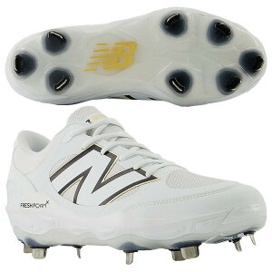 ニューバランス New balance メンズ 野球 金具スパイク Fresh Foam X 3000v7 L3000TW7-2E 埋め込み式 ホワイト
