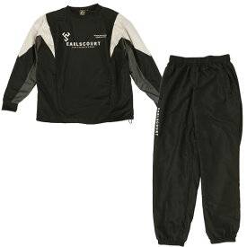アールズコート Earls Court ジュニア FTB 裏メッシュ ピステ 上下セット EC-FSP005J サッカー フットサル トレーニングウェア トップ パンツ ブラック 子供用
