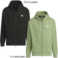 アディダス adidas ワーディングパック ルーズフィット フレンチテリー フルジップパーカー KWX99 サッカ…