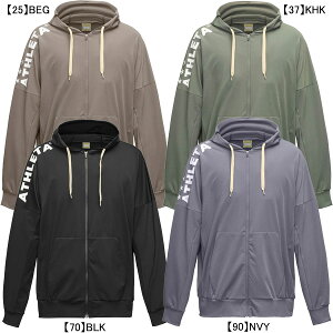 アスレタ ATHLETA プラクールZIPパーカー 03393 サッカー フットサル スウェット フード ジップ メンズ