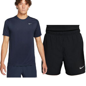 ナイキ NIKE Dri-FIT フィットネス Tシャツ プラクティスシャツ 24SU DF チャレンジャー ショート 13cm 25SU 上下セット DX0990451-DV9364010