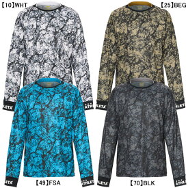 【ネコポス送料無料】 アスレタ ATHLETA グラフィックプラシャツ 02427 サッカー フットサル プラクティスシャツ 長袖 練習着 メンズ