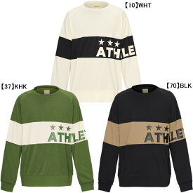 【ネコポス送料無料】 アスレタ ATHLETA パネル切替クルーシャツ 03401 サッカー フットサル プラクティスシャツ 長袖 練習着 メンズ