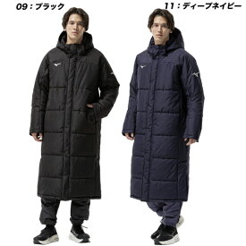 ミズノ mizuno テックフィルブレスサーモコート 中綿仕様 保温素材 吸湿発熱 25FW 32MEC550