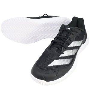�A�f�B�_�X adidas �e�j�X�V���[�Y �f�B�t�@�C�A���g�X�s�[�h M CL Defiant Speed 2 M CL �N���[�R�[�g�p �u���b�N IG1725