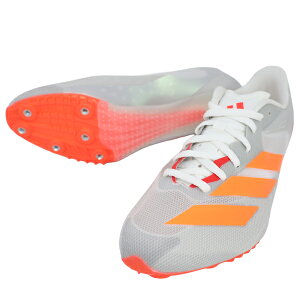 �A�f�B�_�X adidas ���� �����j���O �X�p�C�N �A�f�B�[�� �X�v�����g�X�^�[ ADIZERO SPRINTSTAR �z���C�g JQ0626