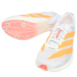 �A�f�B�_�X adidas ���� �����j���O �X�p�C�N �A�f�B�[�� �A���r�V���� ADIZERO AMBITION �������p �z���C�g JQ5930