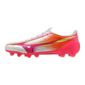 ミズノアルファ 3 ELITE ミズノ mizuno P1GA266264 ホワイト ピンク サッカースパイク