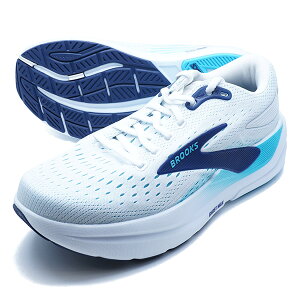 Ghost MAX 3 �u���b�N�X BROOKS BRM4643-WXBLU �z���C�g �u���[ �����j���O�V���[�Y